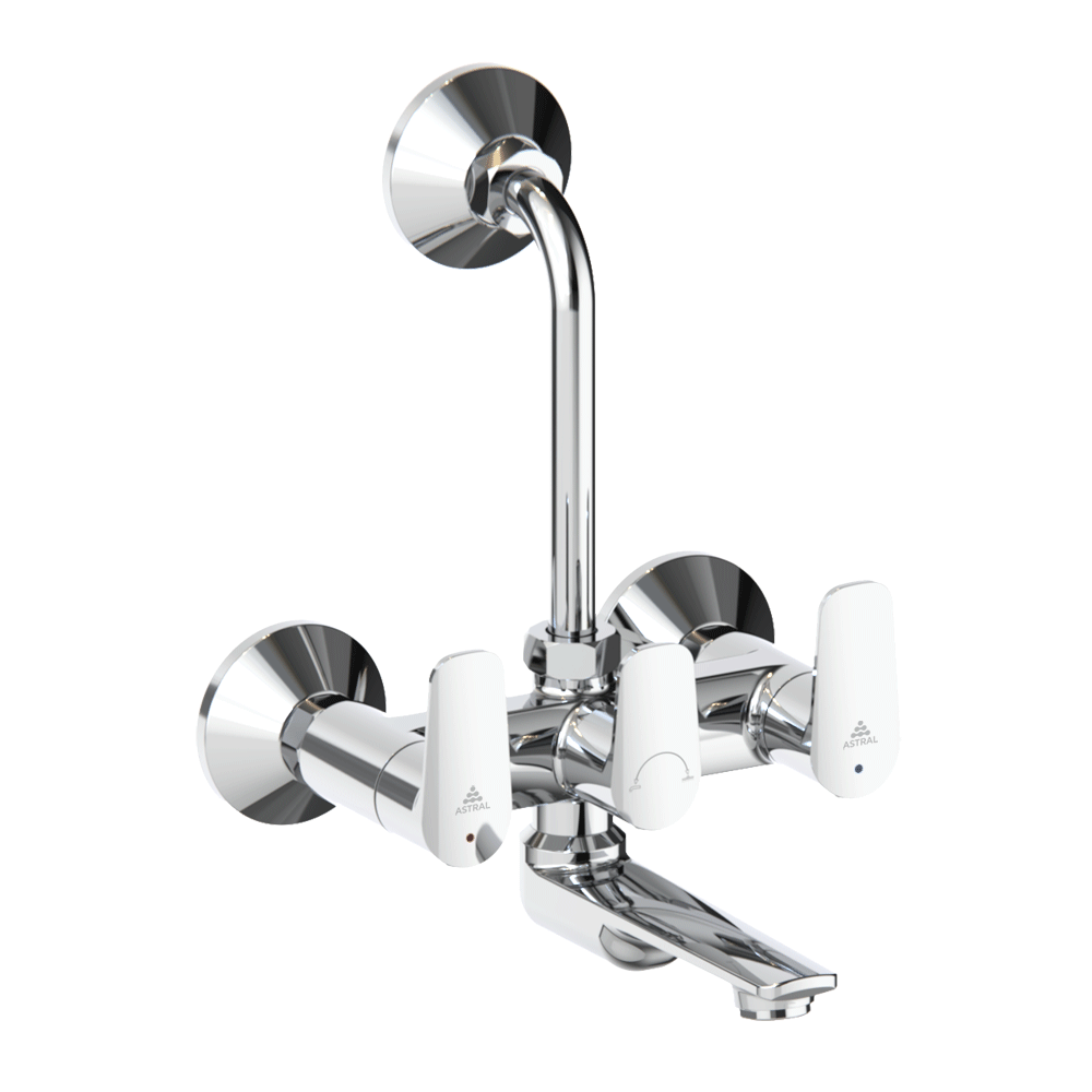 AF320141CHBR P32 WALL MIXER QUARTER TURN 2-IN-1