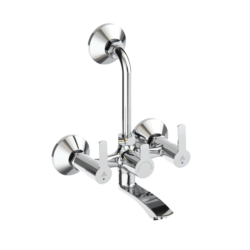 AF100141CHBR G10 WALL MIXER QUARTER TURN 2-IN-1