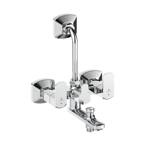 [AF510136CHBR] AF510136CHBR I51 WALL MIXER QUARTER TURN 3-IN-1