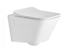 [ASWH3007TWSP] ASWH3007TWSP P3007 WALL HUNG TOILET SLIM PP SOFT TW